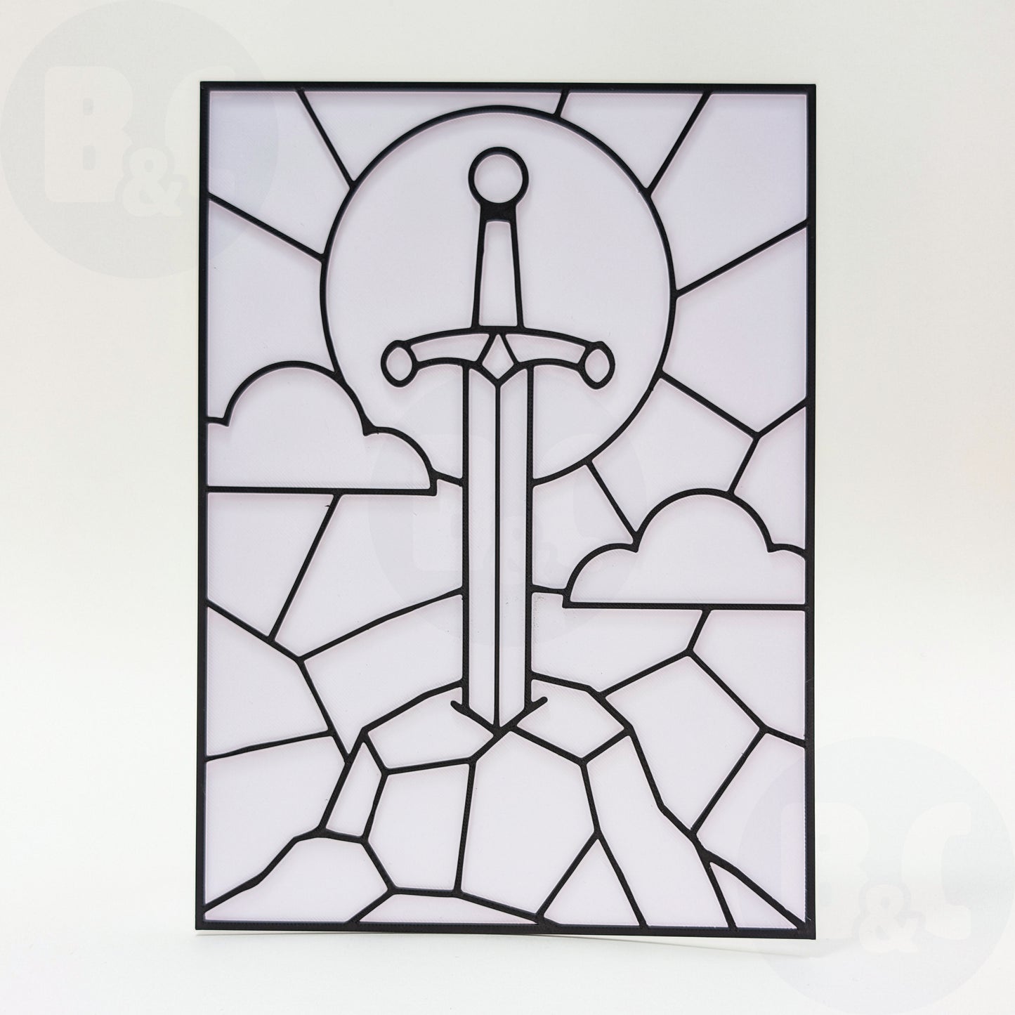 Sword in the Stone Glow Pane