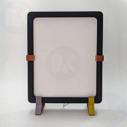 Tri-Color Metallic Frame Feet