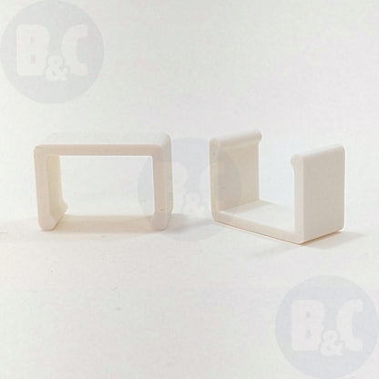 Cotton White Body Clips