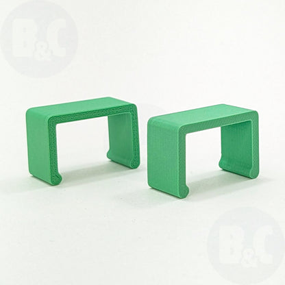 Forest Green Body Clips