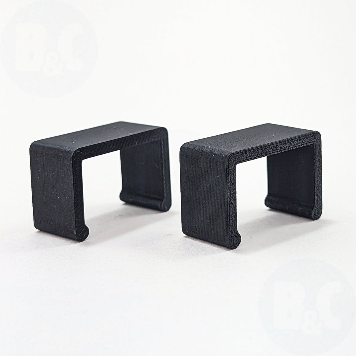 Charcoal Black Body Clips