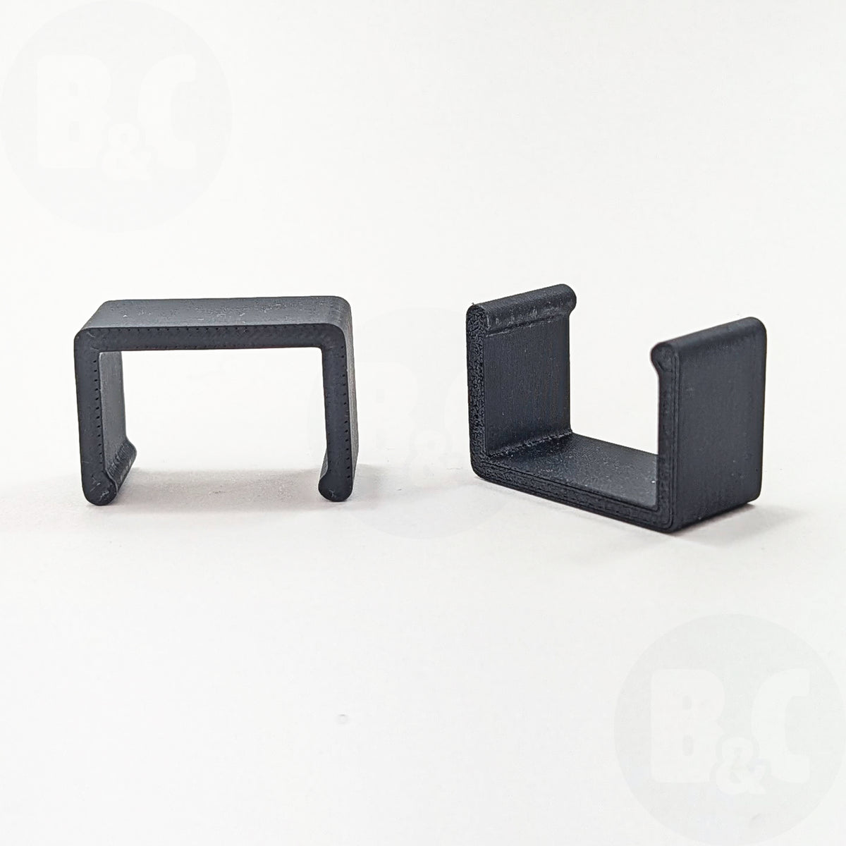 Charcoal Black Body Clips