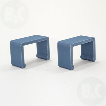 Muted Blue Body Clips