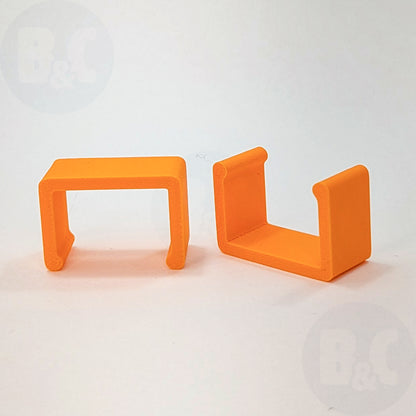 Sunrise Orange Body Clips