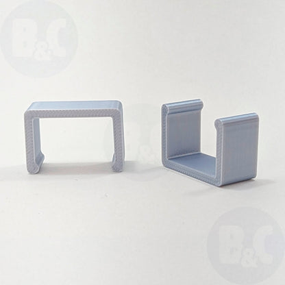 Silver Body Clips