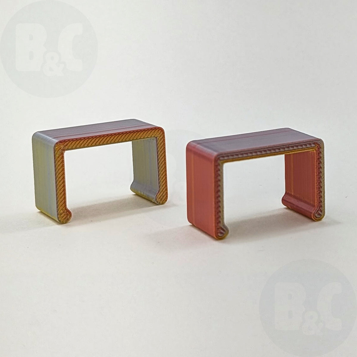 Tri-Color Metallic Body Clips