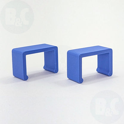 Raspberry Blue Body Clips