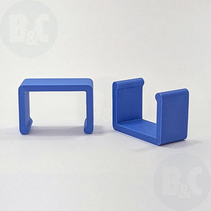 Raspberry Blue Body Clips
