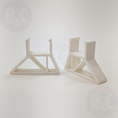 Cotton White Frame Feet