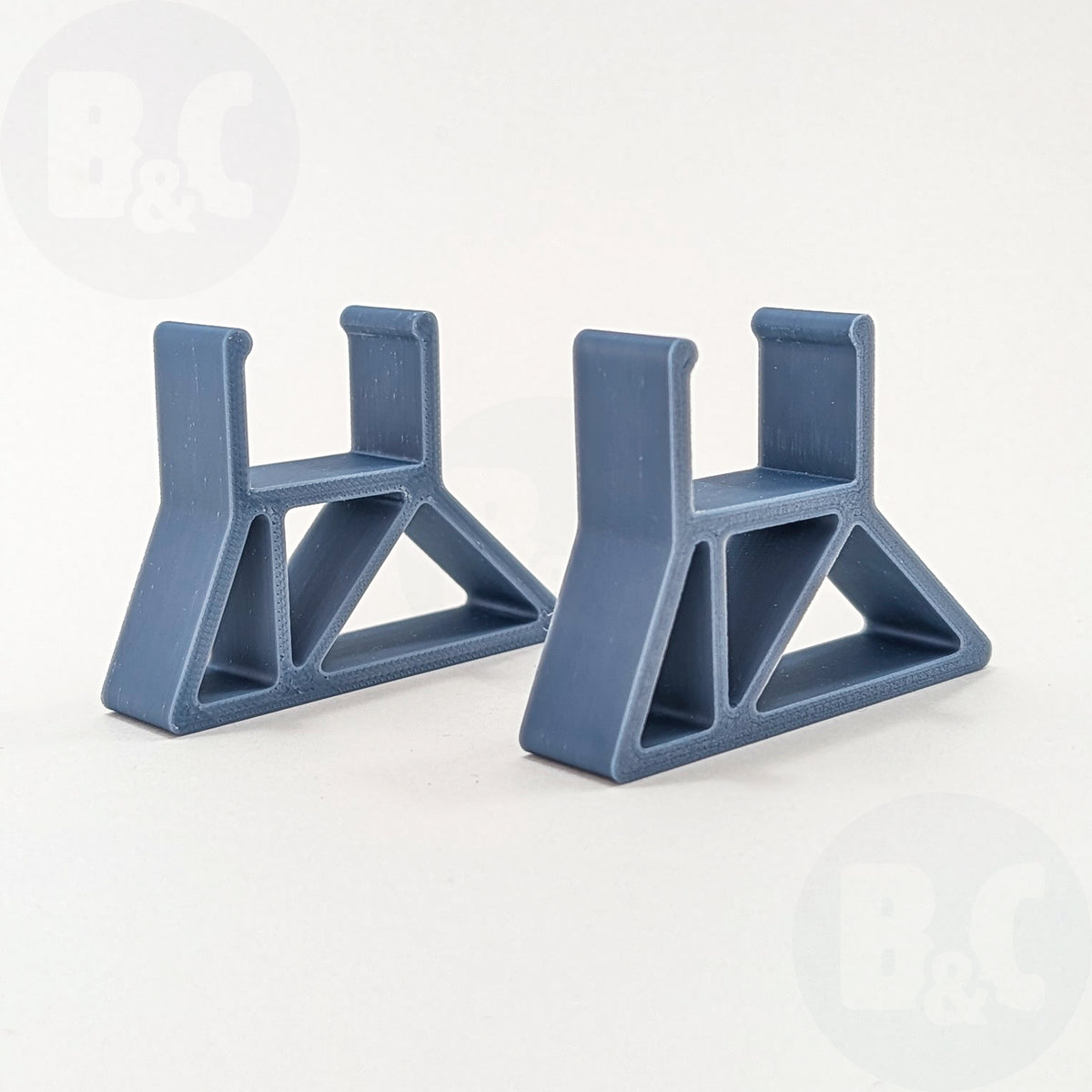 Muted Blue Frame Feet