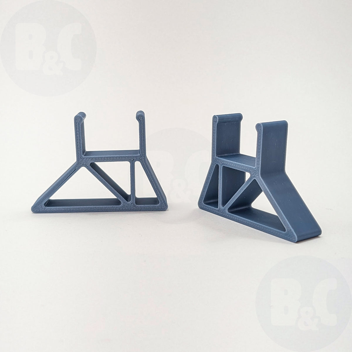 Muted Blue Frame Feet