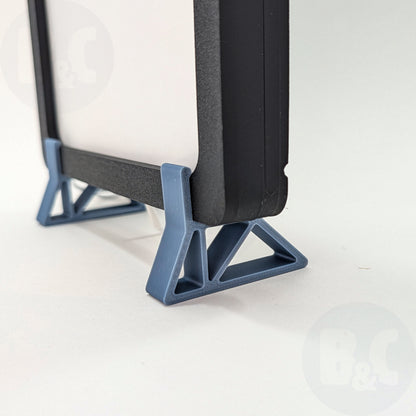 Muted Blue Frame Feet