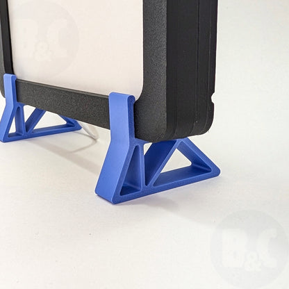Raspberry Blue Frame Feet